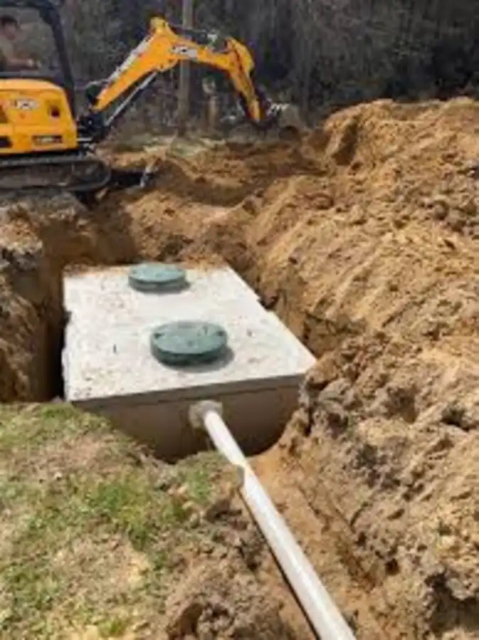 Septic tank excavation and installation in Ohio